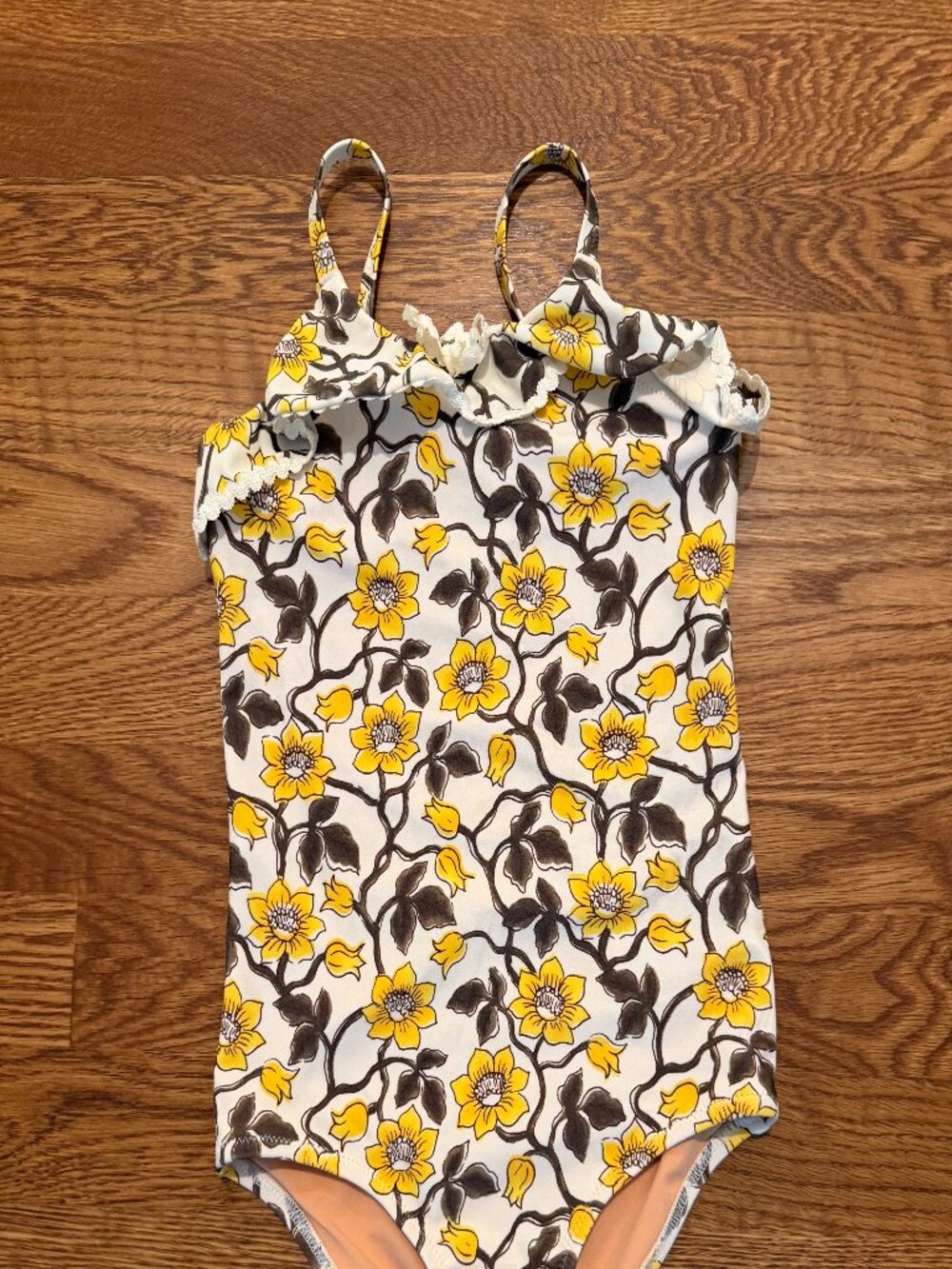 J.Crew Girls’ Floral One-Piece Swimsuit – Size 6-NWT